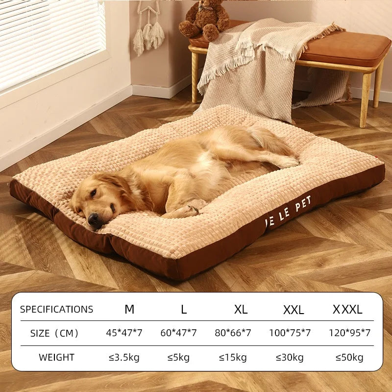 Hoopet Warm Dogs Sleeping Bed Soft Fleece Pet Blanket Detachable Cat Puppy Mat Cushion for Small Medium Large Dogs Pet Supplies