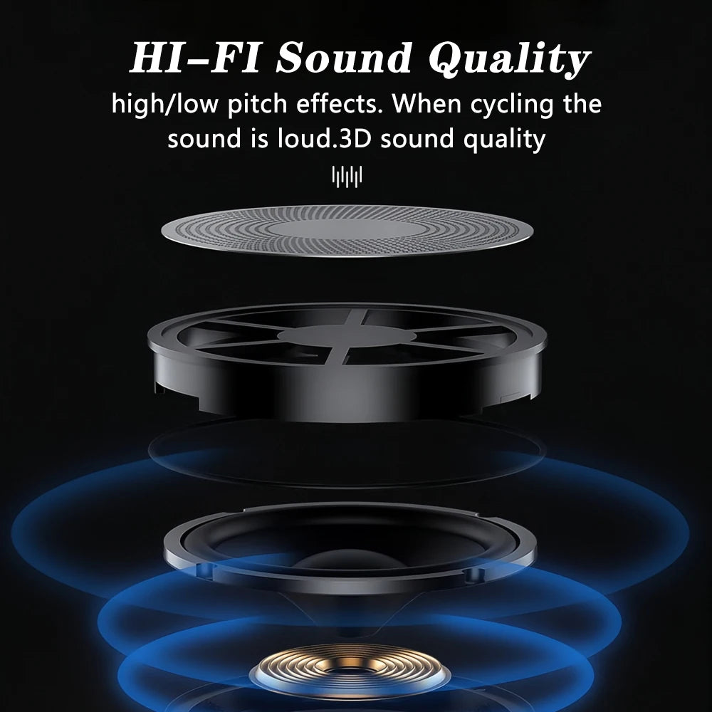 Fone de ouvido Bluetooth 5.3 sem fio para capacete de motocicleta, chamada viva-voz, telefone, motocicleta, fone de ouvido à prova d'água, reprodutor de música, capacete de moto