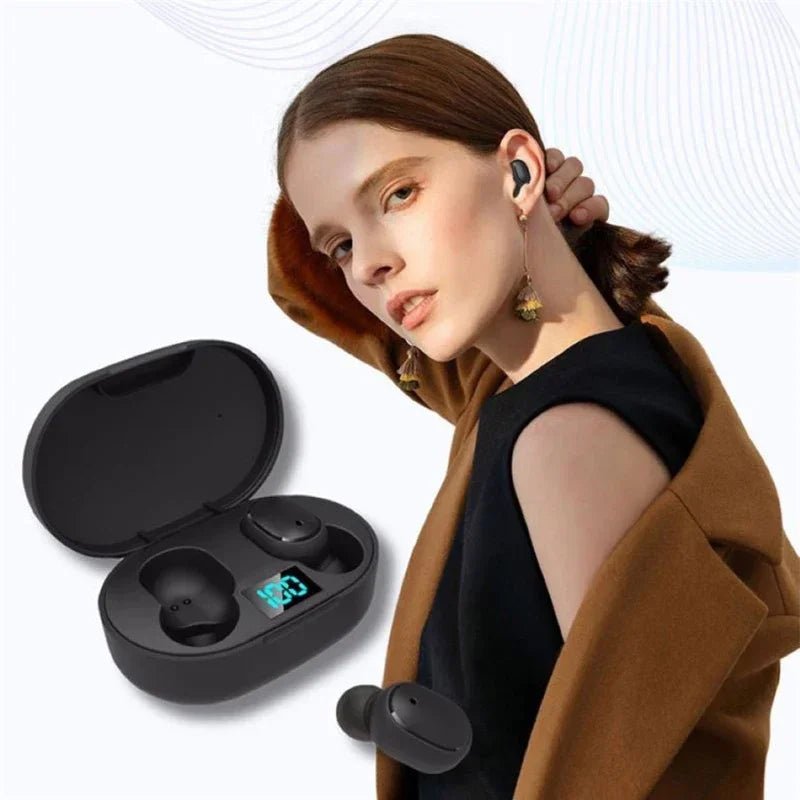 E6S Bluetooth headphones wireless Bluetooth headphones noise-cancelling headphones with microphone suitable for Android and ios