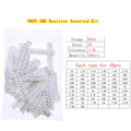 Kit de Resistores SMD Fixos 0ohm-10Mohm Sortidos