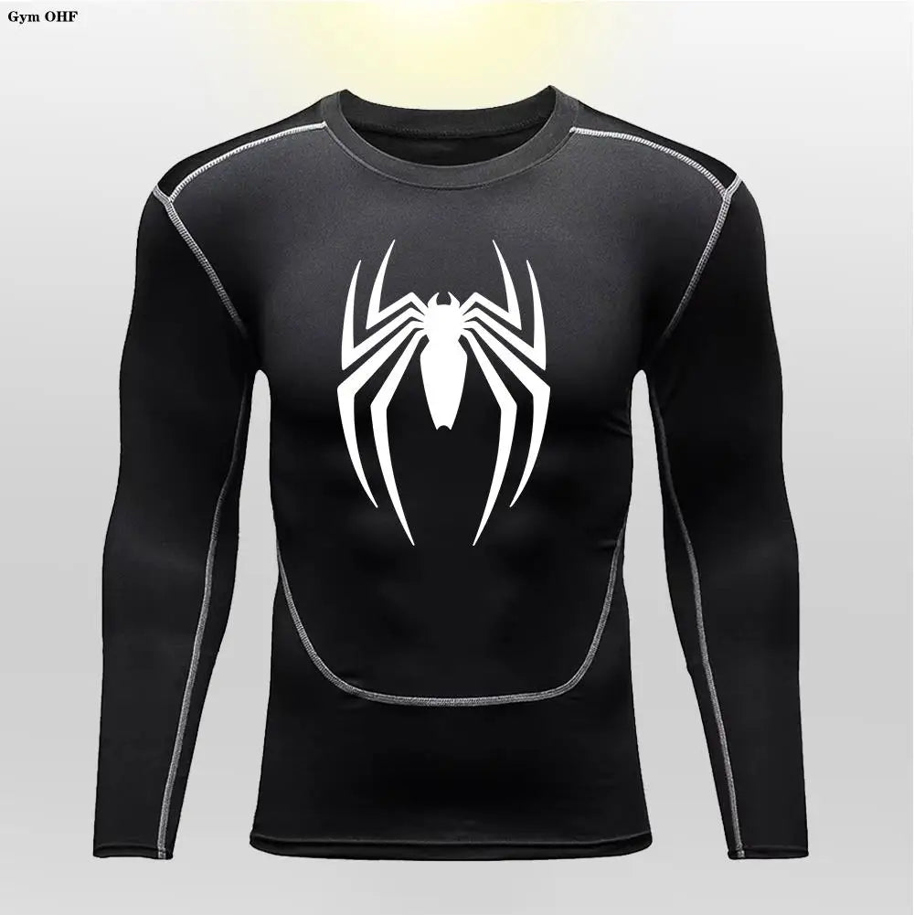Rashguard Masculino Spider — Compressão e Estilo para o Treino