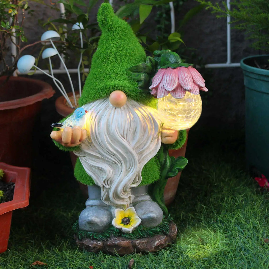 Garden Gnome Solar Light Outdoor Waterproof