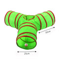 Túnel de Gato de Natal Artigos para Pets Brinquedo Divertido Túnel Tubo para Gato Brinquedos Dobráveis para Gatos Treinamento de Pets Interativo