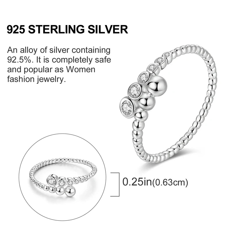 2026 Novas Alianças de Prata 925 Zircônia Brilhante Anéis CZ Anéis Para Mulheres Casamento Original Joias Finas Acessórios Presentes