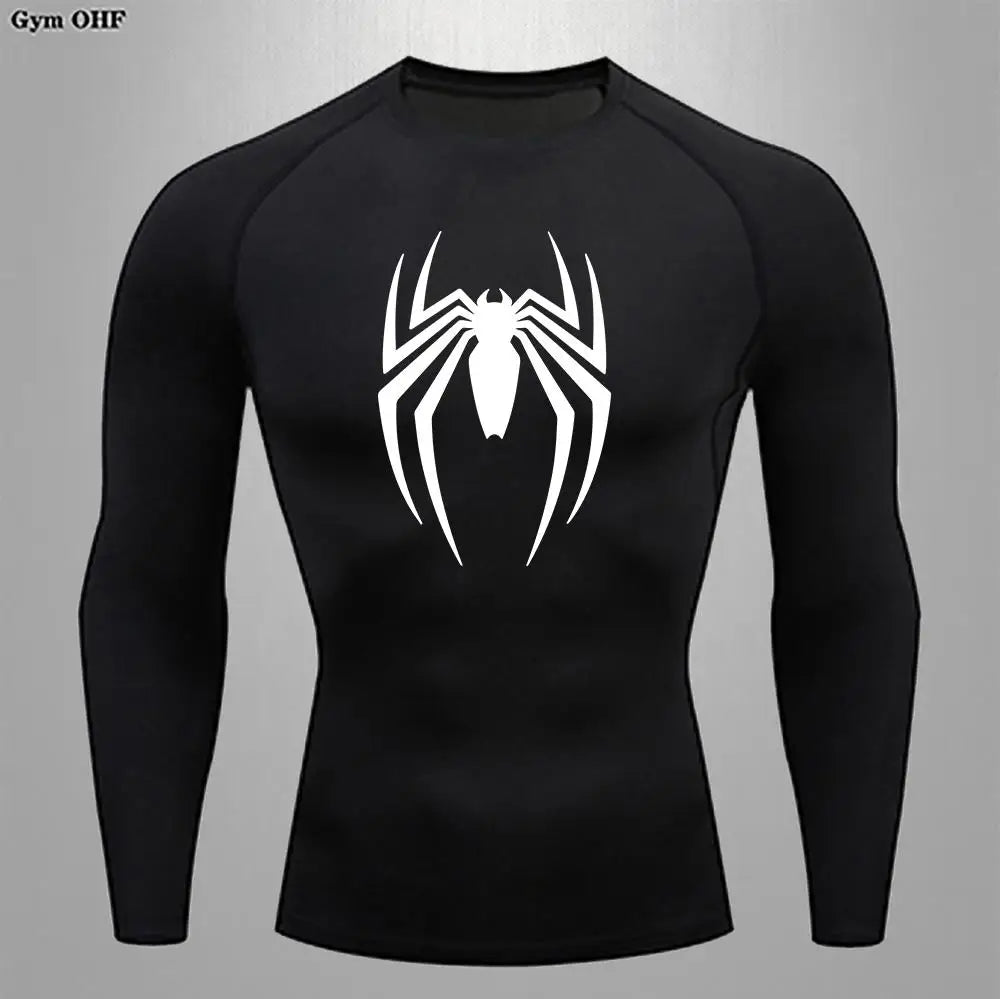 Rashguard Masculino Spider — Compressão e Estilo para o Treino