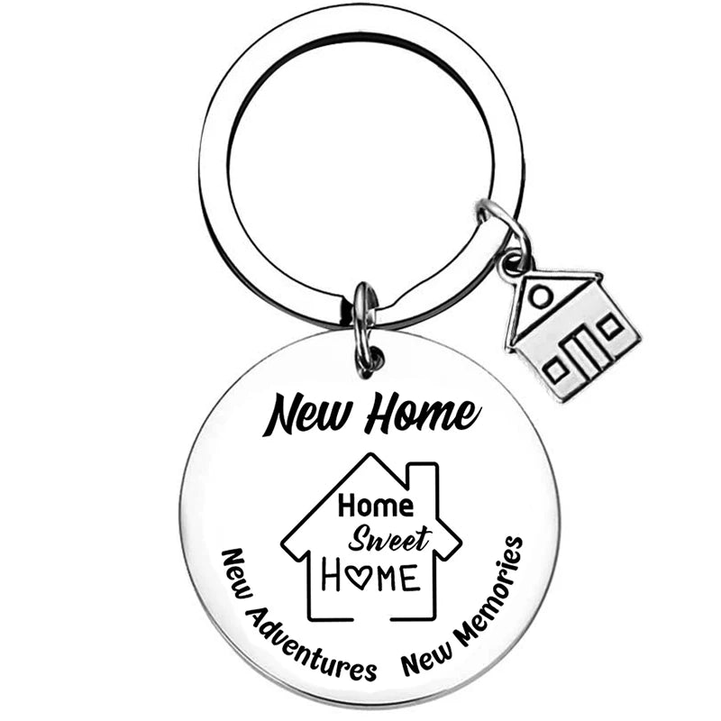 Chaveiro de Aço Inoxidável WonderNest Novo Lar Chá de Casa Nova