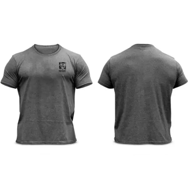 Camiseta Masculina Esportiva Manga Curta Fitness Gola Redonda Elástica Respirável de Algodão