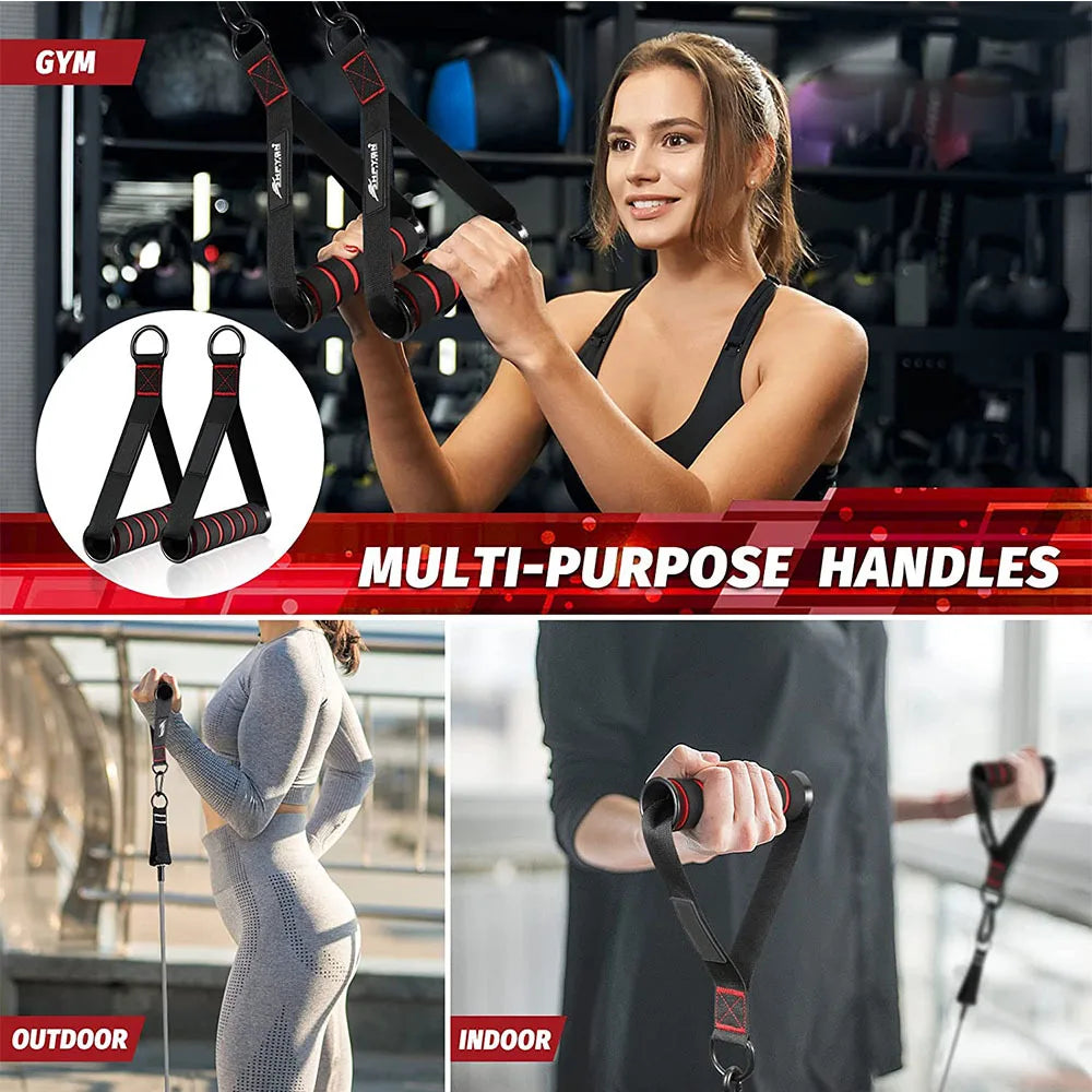Tricep Rope Push Pull Down Cord For Bodybuilding Exercise Gym...