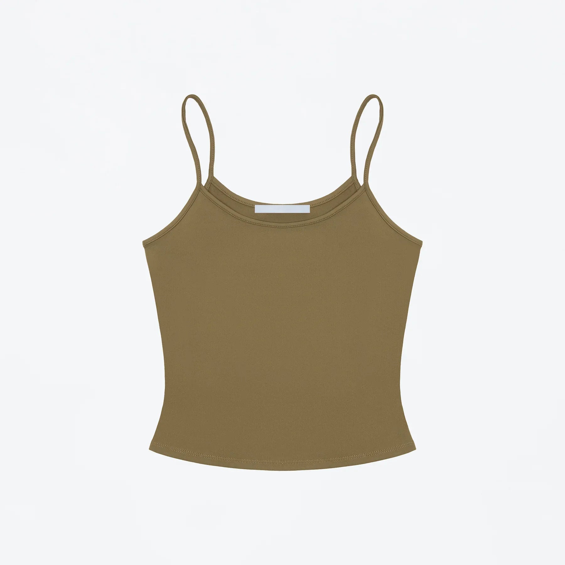 Regata Feminina Slim Fit Lisa Básica Versátil Emagrecedora Sem Mangas Multicor Básica Versátil para o Dia a Dia - verde XXS