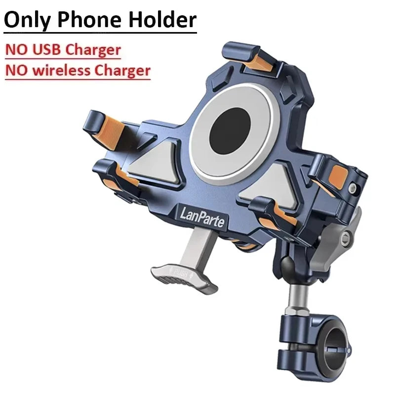 WonderNest Metal Shockproof Motorcycle Phone Holder Mount