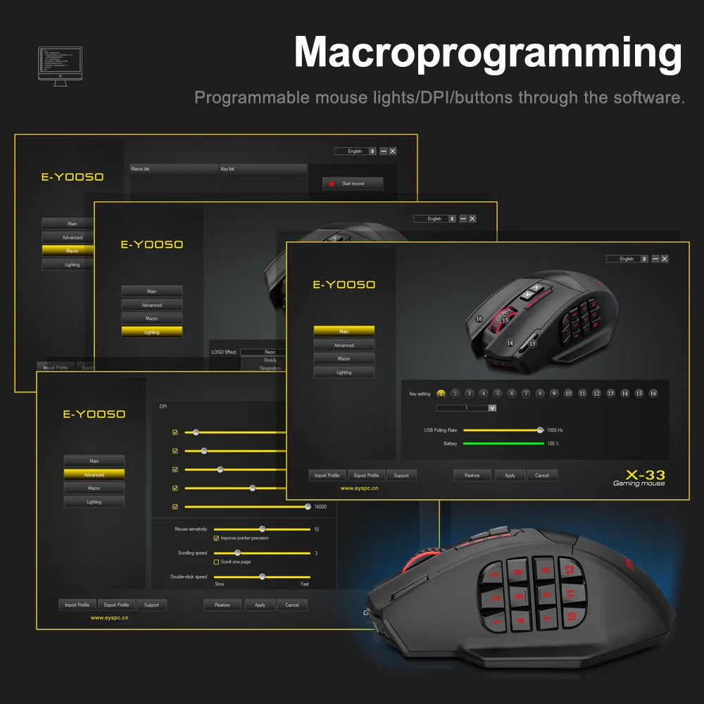 E-Yooso X-33 Rgb