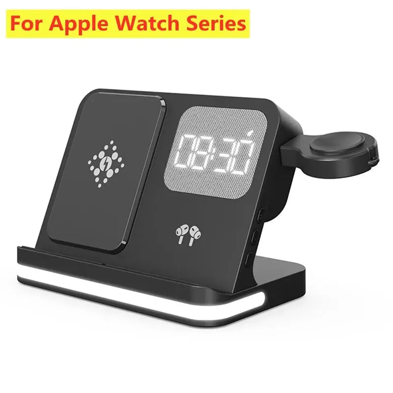 WonderNest Carregador Sem Fio 6 em 1 Suporte iPhone Samsung