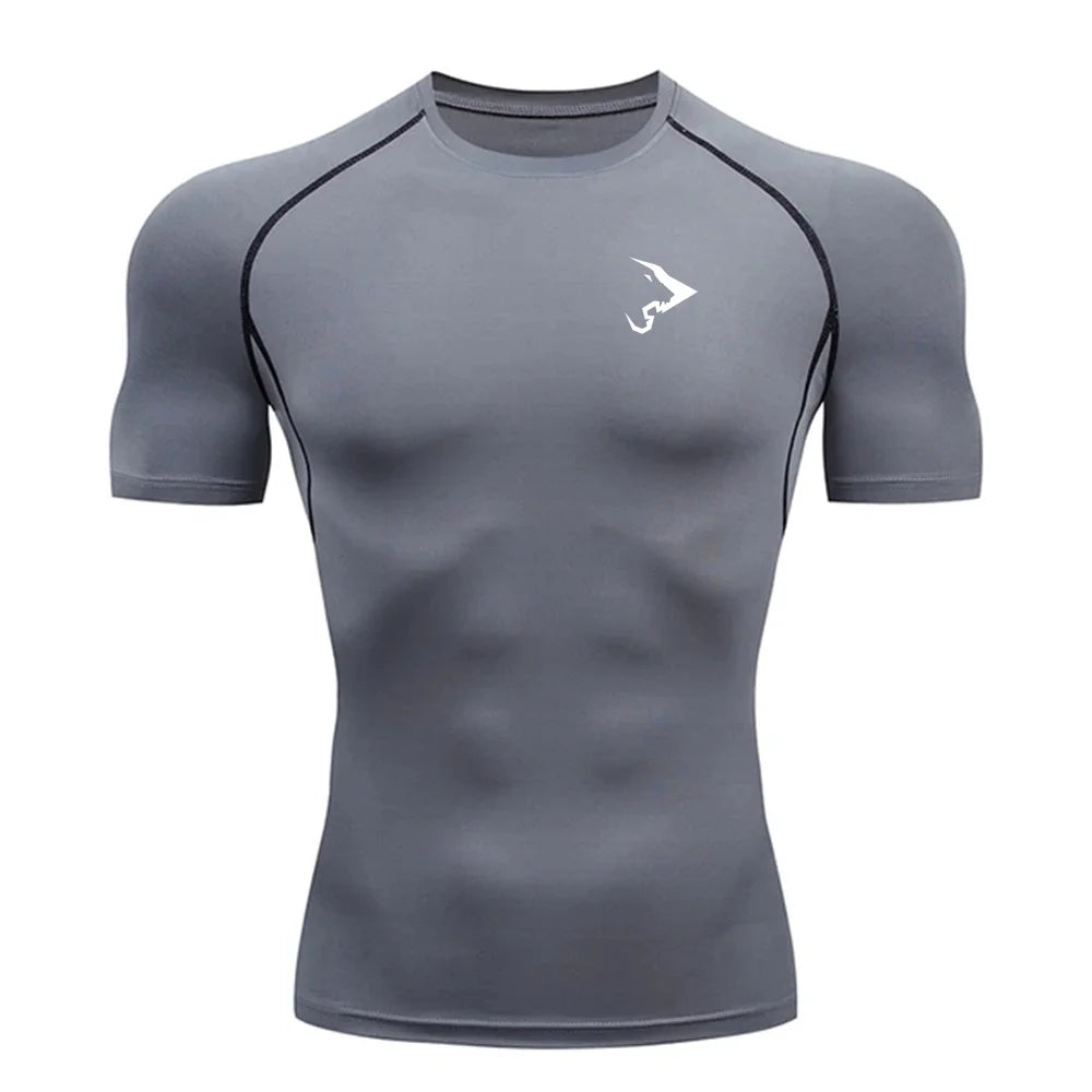 Camiseta Compressão Masculina Manga Curta — Leveza e Suporte