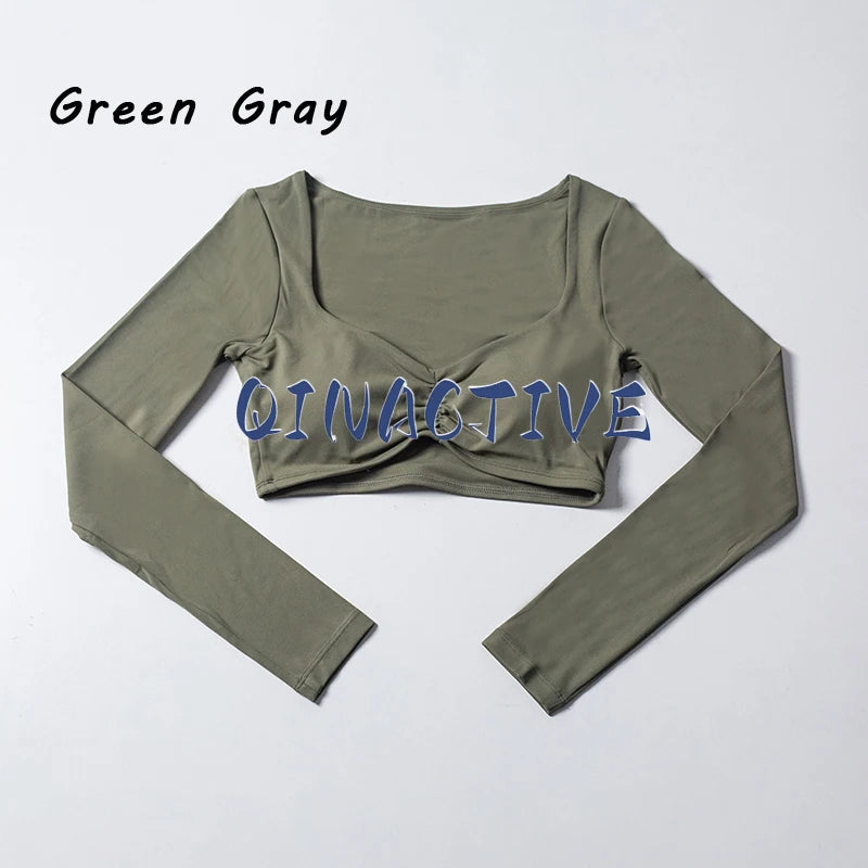 Top Cropped Manga Longa Feminino — Estilo e Performance no Treino