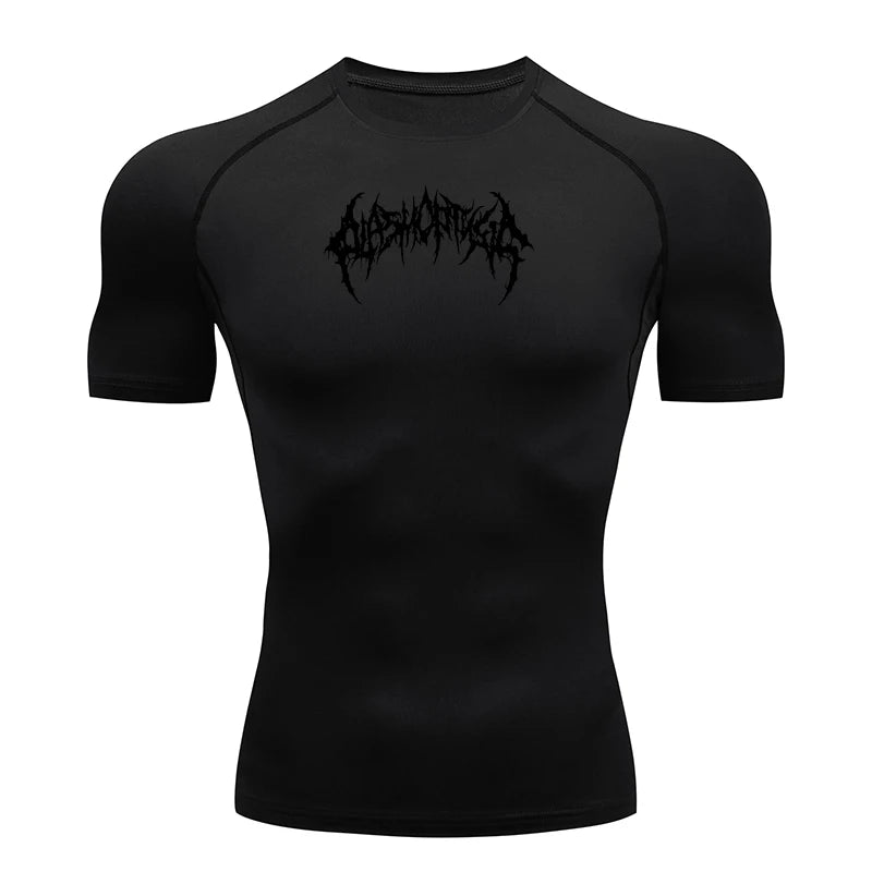Camiseta Compressão Masculina Manga Longa — Corrida e Academia