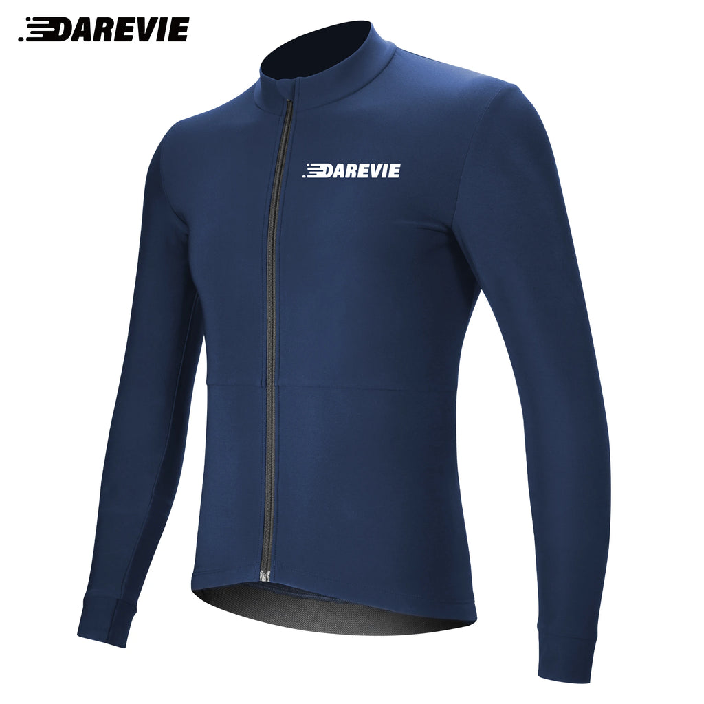 Camisa Ciclismo Inverno DAREVIE — Térmica Fleece Manga Longa