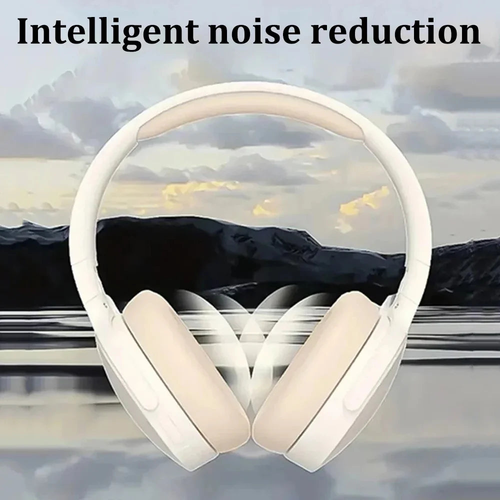 Fones de Ouvido Bluetooth 5.3 Headsets Gamer Dual Mode Sem Fio Dobrável Redução de Ruído para iPhone Xiaomi