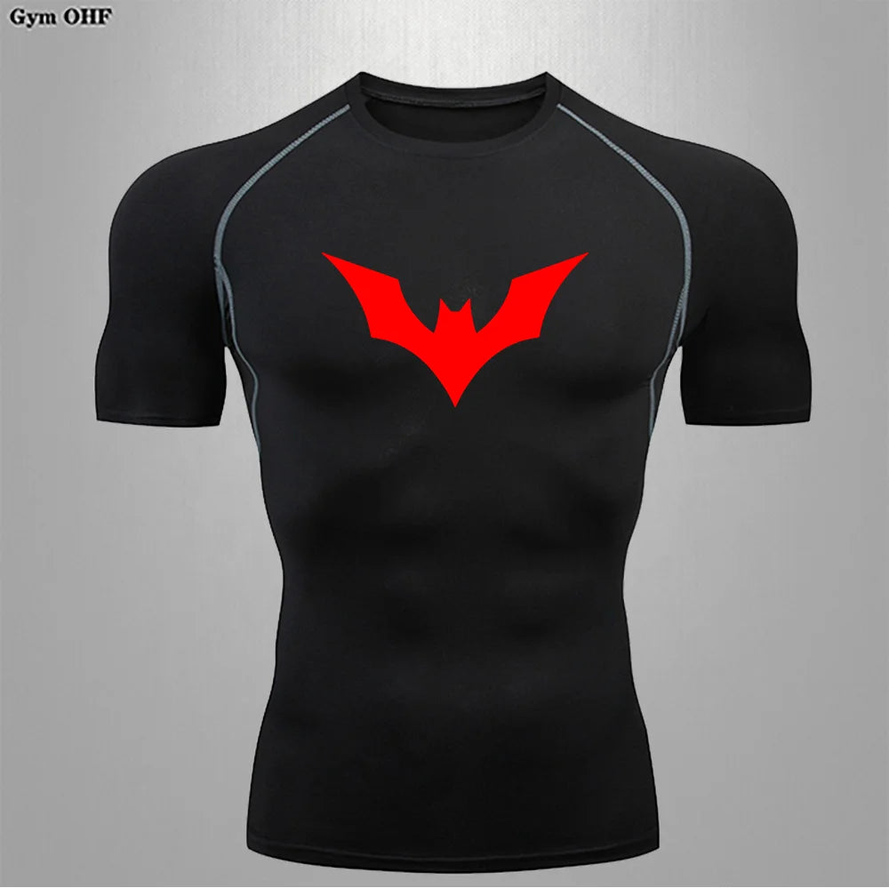 Camiseta Compressão Masculina Spider — Performance e Visual Único