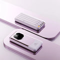 Power Bank 20000mAh 120W Carregamento Super Rápido Cabos Embutidos