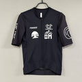 PIMMER 2025 Camisa de Ciclismo Preta Slim Fit Secagem Rápida Respirável Maillot Profissional para Homens e Mulheres Top de Ciclismo com Design Atraente