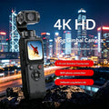 4K Bolso Gimbal Câmera Handheld Stabilizer 75MP...
