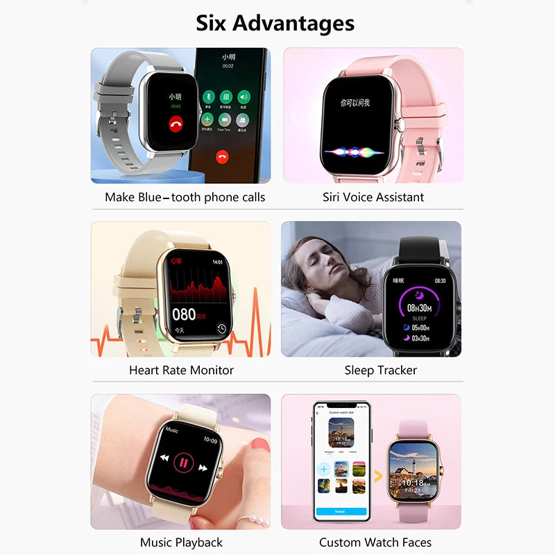 Esportiva Smart Watch Fitness BT Call Health Monitor 2026...