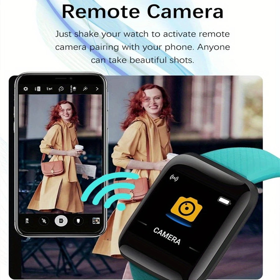 Smartwatch Y68 116Plus Fitness Tracker Android iOS