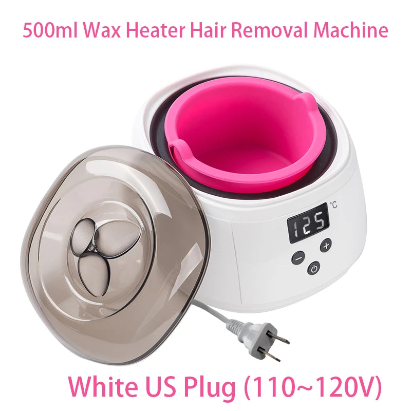 500ml LCD Display Smart Silicone Liner Hand and Foot , Wax Heater for Hair Removal,Wax Heating And Wax Therapy Machine