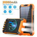WonderNest Solar Power Bank 20000mAh Outdoor Waterproof