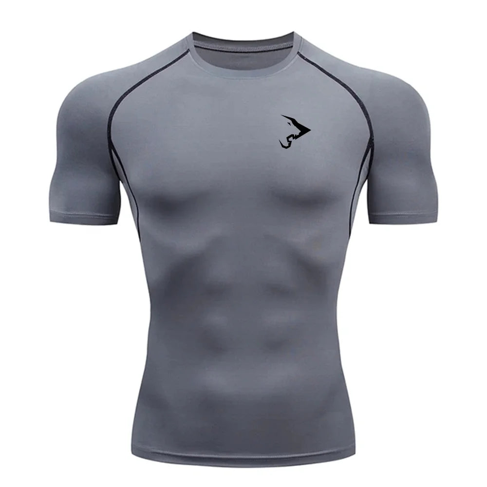 Camiseta Compressão Masculina Manga Curta — Leveza e Suporte