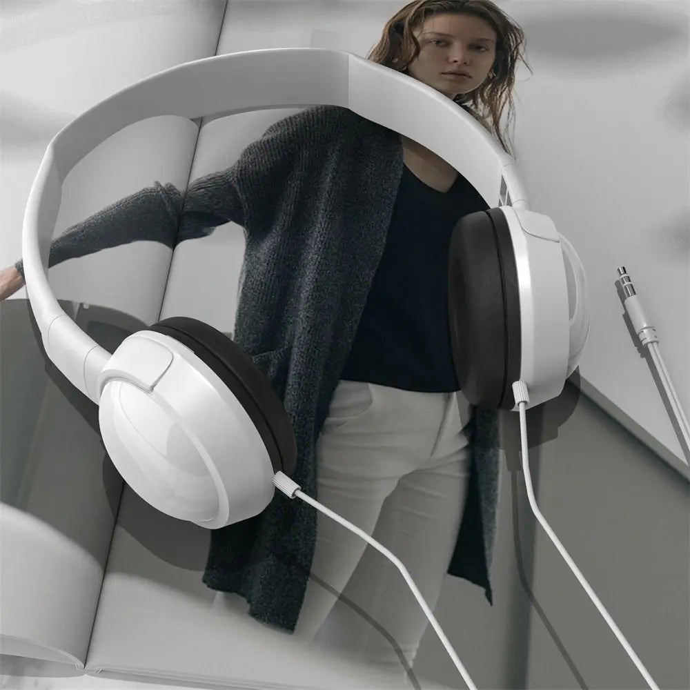 Fone de ouvido intra-auricular com fio HiFi Estéreo Música Estéreo 3.5mm Headset Ajustável Áudio Bass Fone de ouvido Macaron Tablet