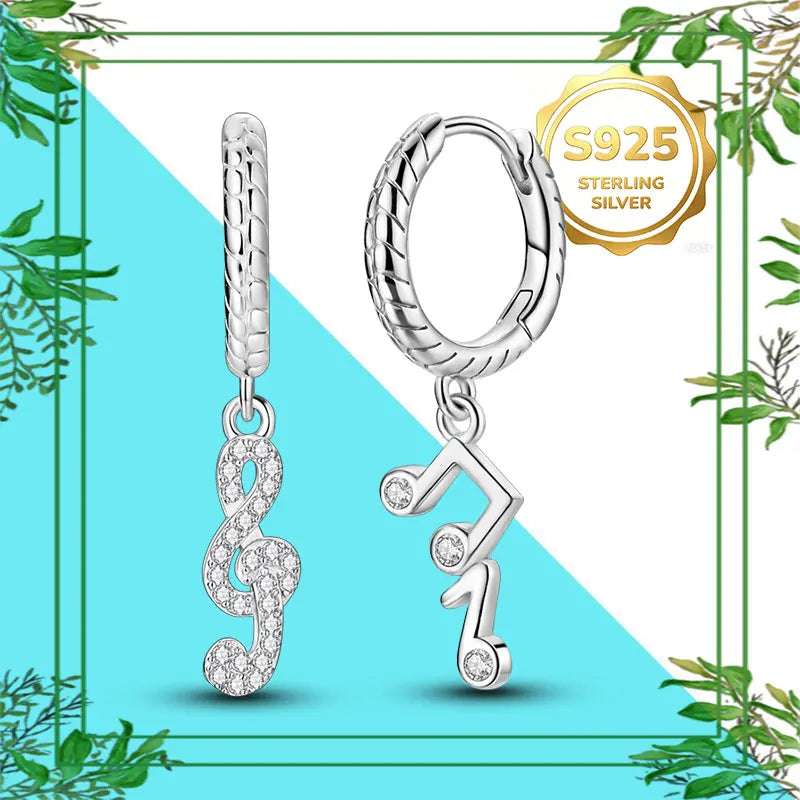 Brincos Femininos Pendentes 100% Genuínos em Prata Esterlina 925 Hipoalergênicos Luxuosos Elegantes Joia Fina Presente de Aniversário para Ela