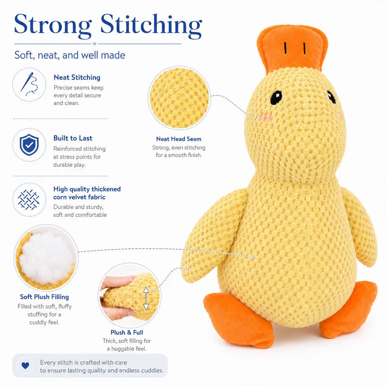 Cachorro dormindo com pato de pelúcia para alívio do tédio filhote de pato de brinquedo interativo de pelúcia para animais de estimação produto para animais de estimação