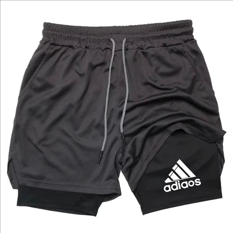 Men's compression shorts running training sports shorts summer gym...