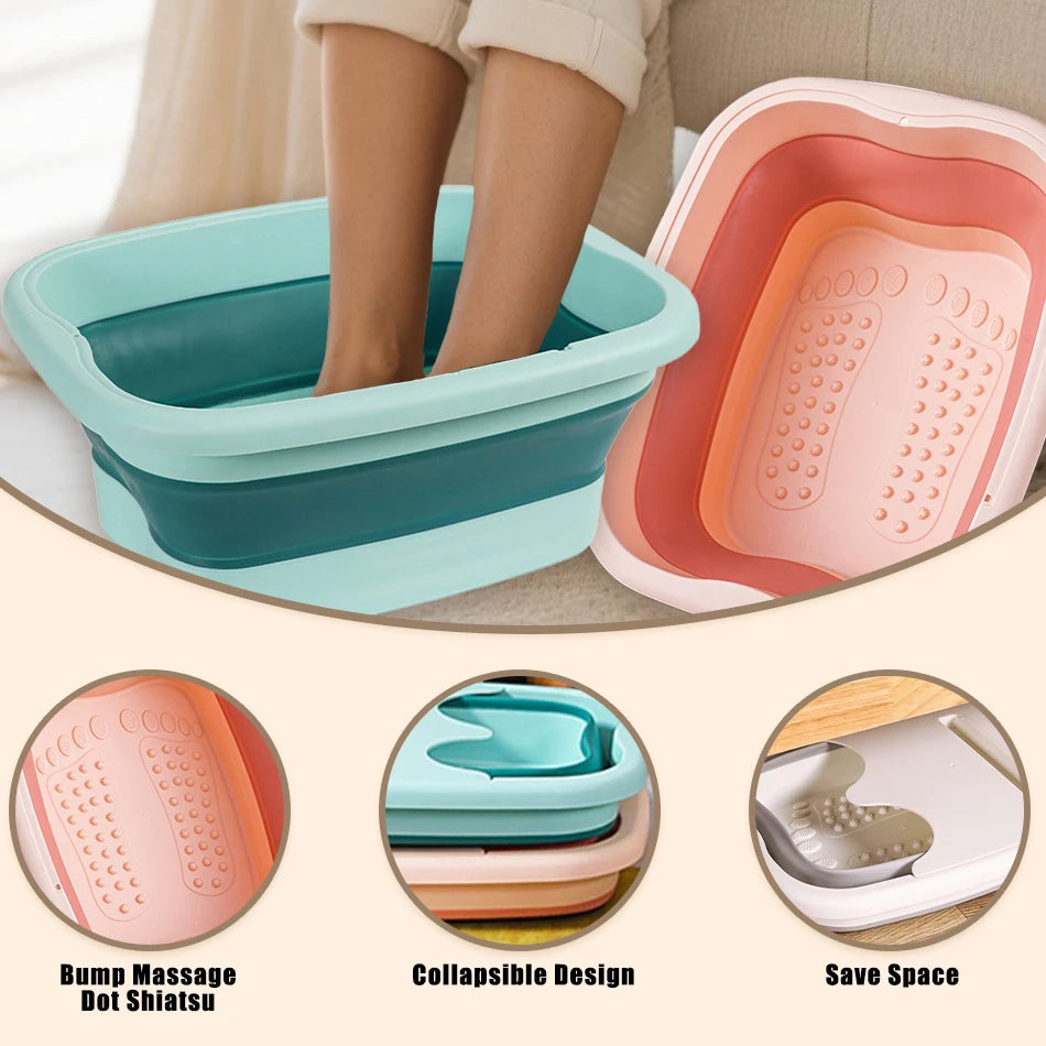 Foldable Foot Bath Massage Bucket