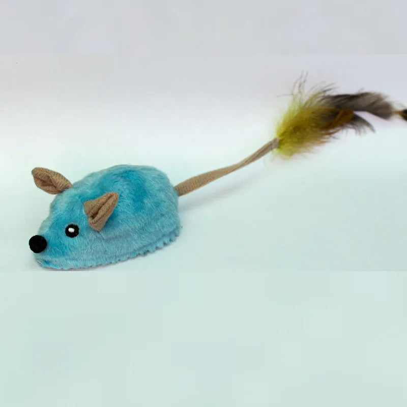 Ratinho Simulado e Gato Auto Entretenimento Brinquedo Provocador de Gato e Brinquedo Esportivo para Cães com Detecção de Toque Elétrico Inteligente