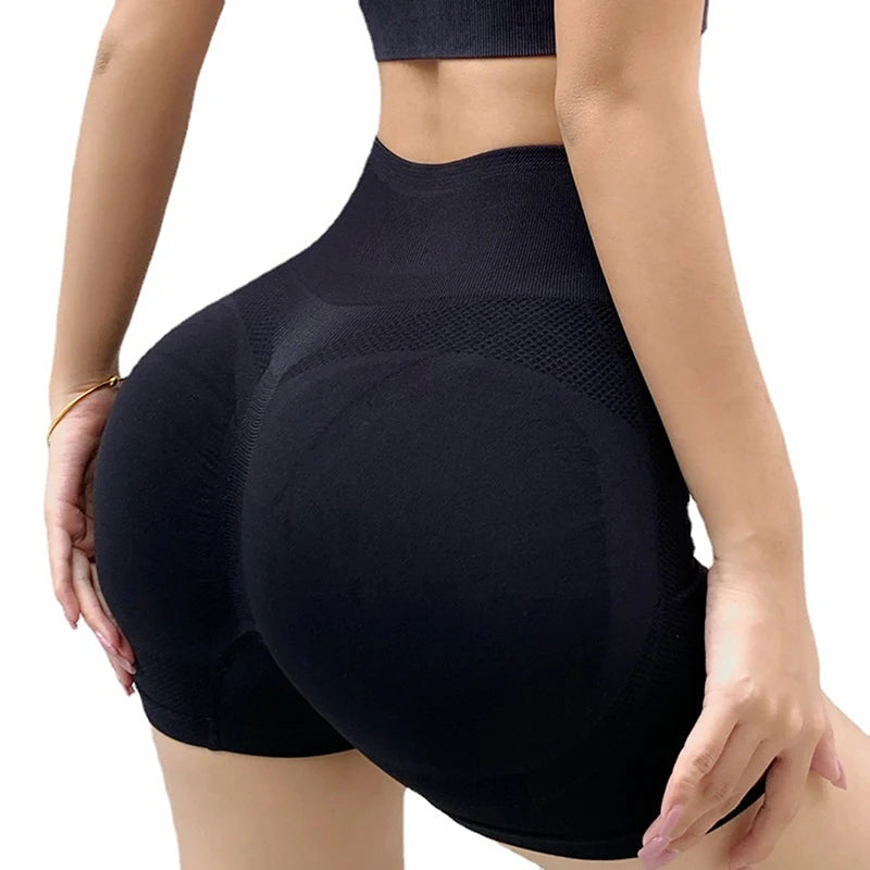Shorts Esportivos Femininos Para Mulheres Novo Ciclismo Corrida Fitness Cintura Alta Push Up Shorts De Academia Leggings Roupas De Yoga Femininas