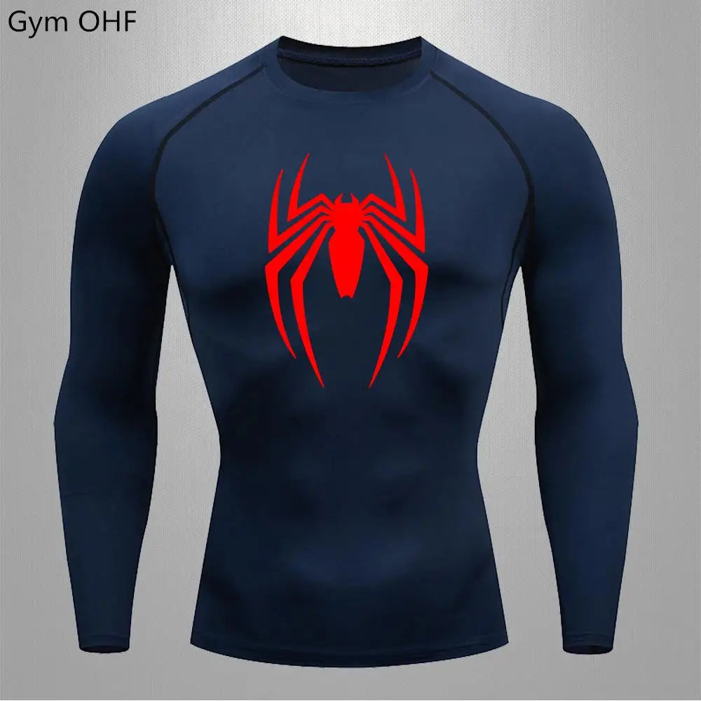 Rashguard Masculino Spider — Compressão e Estilo para o Treino