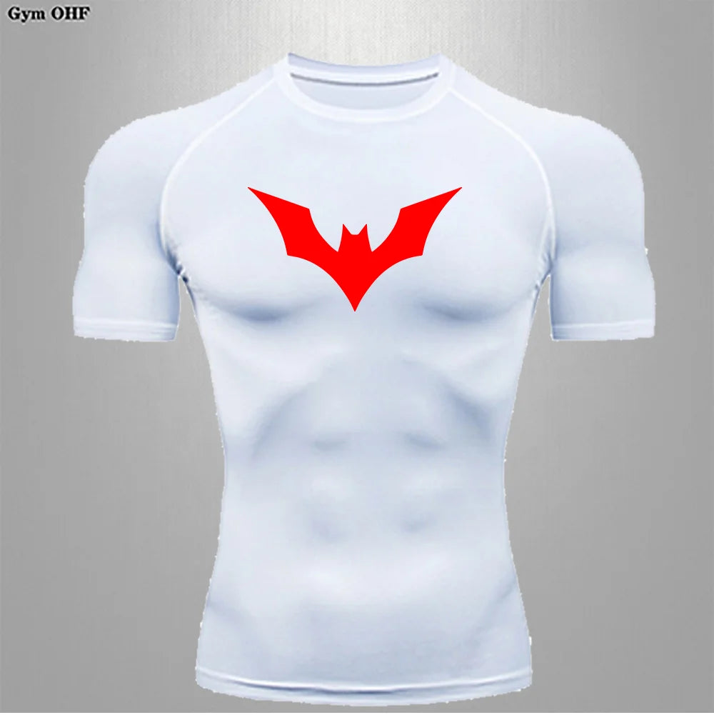 Camiseta Compressão Masculina Spider — Performance e Visual Único