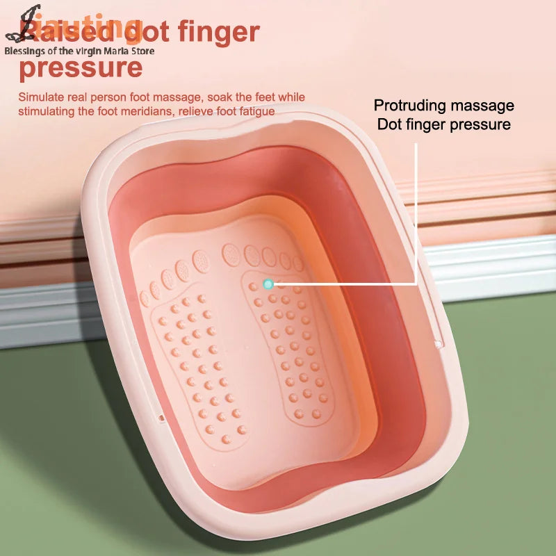 Foldable Foot Bath Massage Bucket