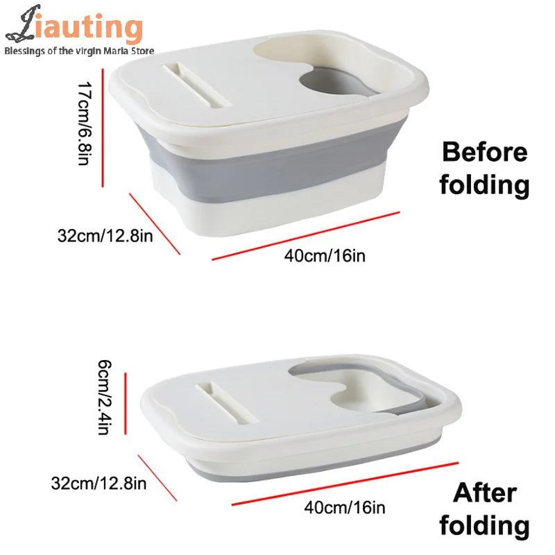 Foldable Foot Bath Massage Bucket