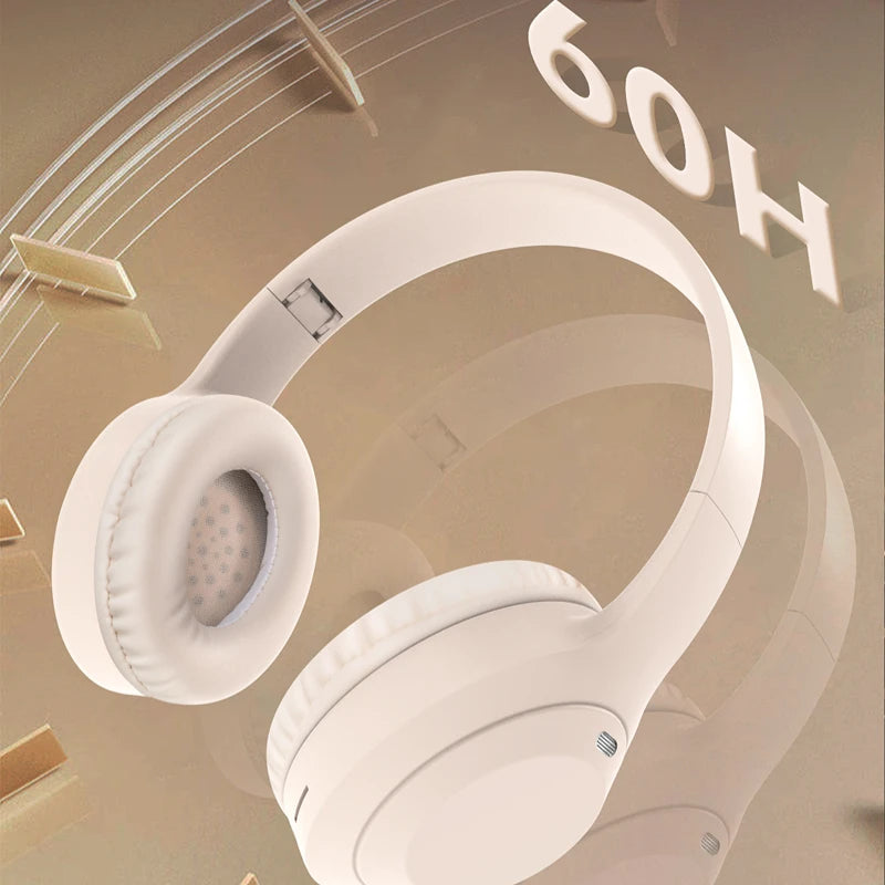 Headphones Over Ear HIFI Stereo M5 Sem Fio Bluetooth 5.3 Esportivos Gamer Suporte TF/AUX com cancelamento de ruído