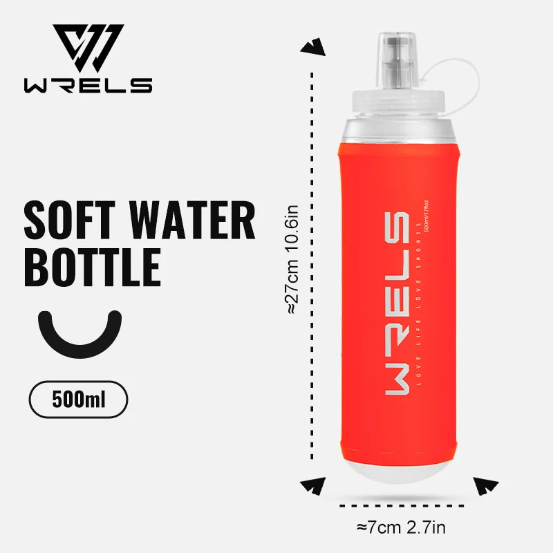 Garrafa de Água WRELS Dobrável — Leve e Compacta para o Outdoor