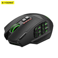 E-YOOSO X-33 RGB USB 2.4G sem fio Mouse Gamer 16000 DPI 16 Buttons...