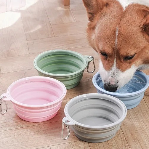 WonderNest 350ml Tigela Dobrável para Cães de Silicone 2 Unidades