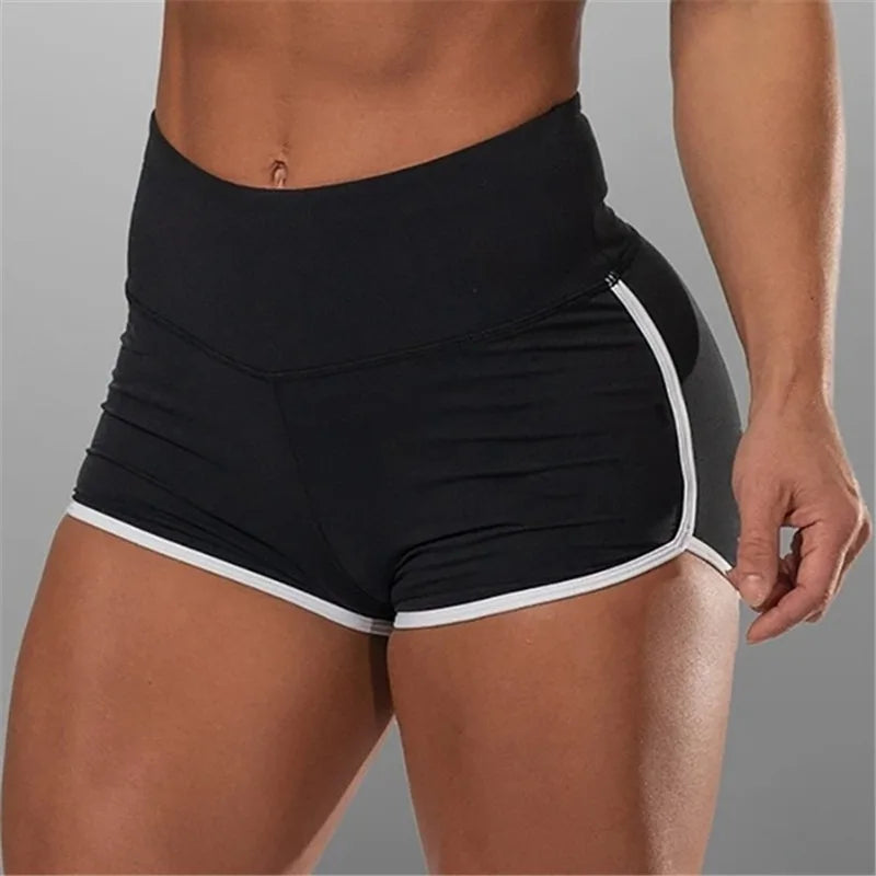 Shorts femininos de verão para esportes, fitness, academia, shorts skinny justos, shorts casuais de ioga, shorts de cintura baixa elásticos, roupa de ginástica