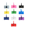 1/2/3/4/10 unidades Dispensador de Sacos de Lixo para Animais de Estimação em Formato de Osso para Cães Levarem Artigos de Limpeza ao Sair