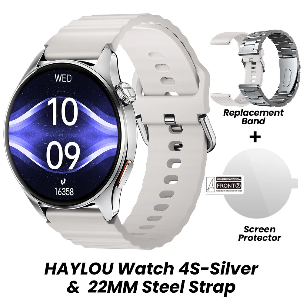 HAYLOU Watch 4S GPS AMOLED 1.43 5 Satellite 120+ Sports