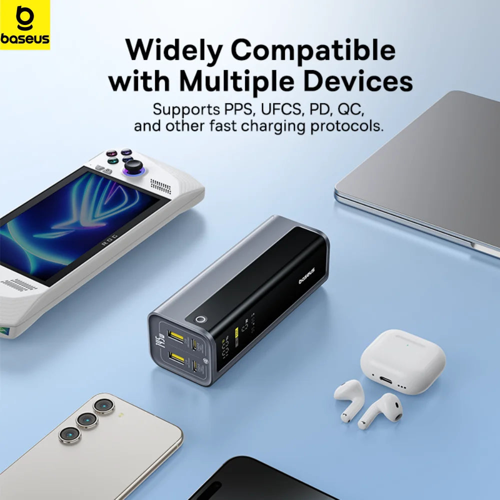 Baseus Power Bank 20800mAh 145W Fast Charging Portable Smart Digital Display