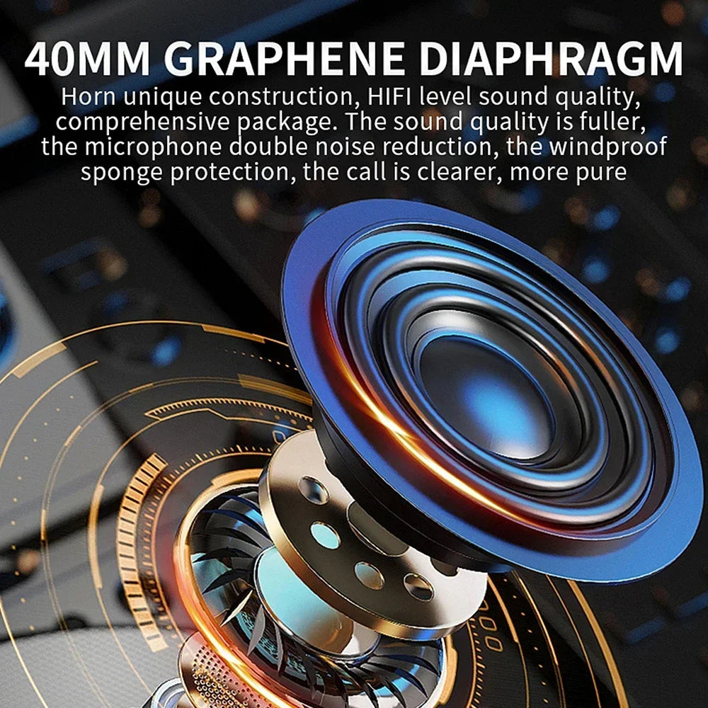 Motorcycle Helmet Headset IPX6 Waterproof Noice Reduction Earphone Super Long Standby Wireless Hands Free Headphone